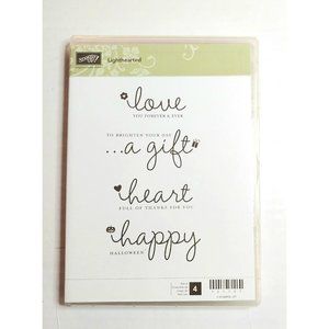 Stampin Up Lighthearted Rubber Stamp Set